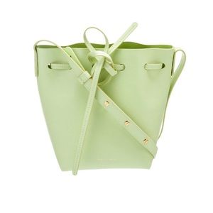 Mansur Graviel key lime bucket bag
